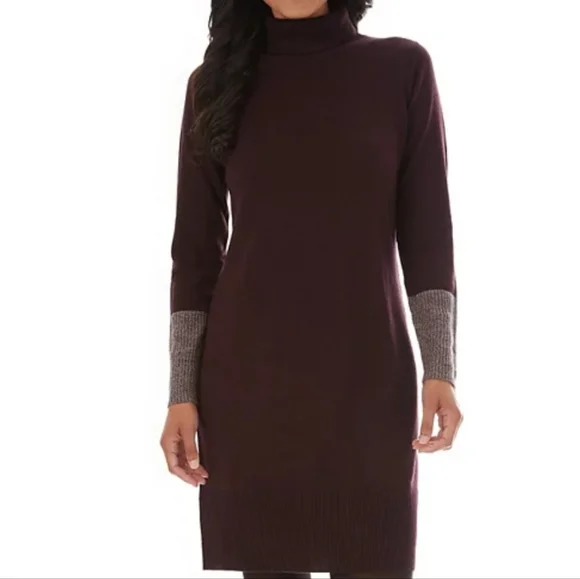 Apt. 9 | Dresses | New With Tags Apt 9 Turtleneck Sweater Dress Marled Color Block Cuff Size M | Poshmark Apt. 9 | Dresses | New With Tags Apt 9 Turtleneck Sweater Dress Marled Color Block Cuff Size M | Poshmark